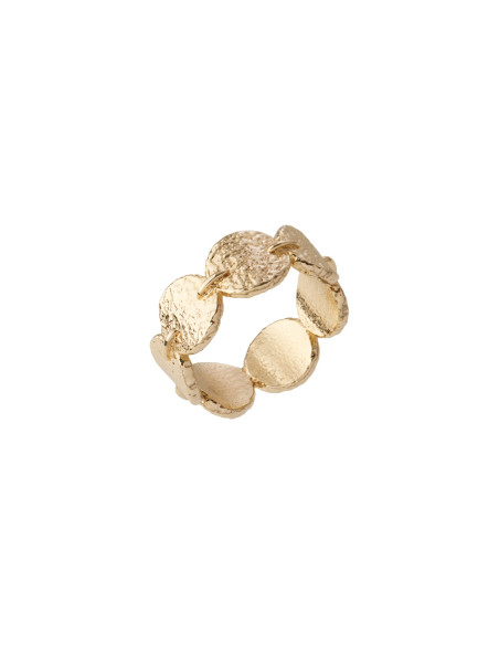 Bague Silice En Plaqué Or De Saunier