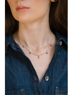 Collier Souple Cisèle En Plaqué Or De Saunier 2