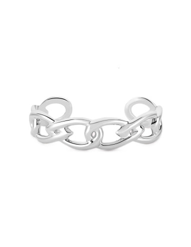 Bracelet Manchette AGATHA Argent Rigide Iconique