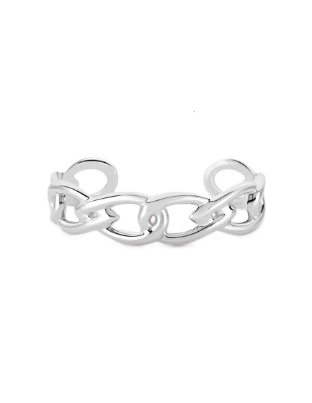 Bracelet Manchette AGATHA Argent Rigide Iconique