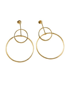 Boucles d'Oreilles Cassini De AGATHA En Doré