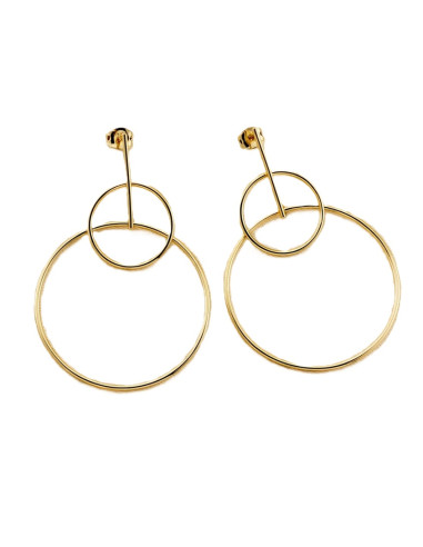 Boucles d'Oreilles Cassini De AGATHA En Doré