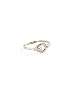 Bague Gemini De AGATHA En Argent Et Oxydes