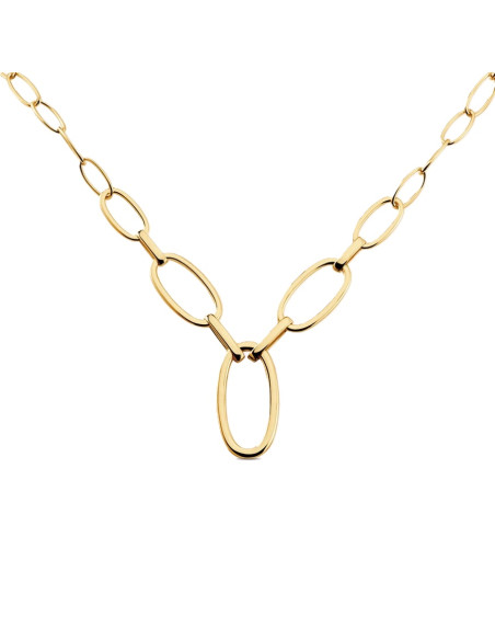 Collier Ras Du Cou Chain De AGATHA En Laiton Doré