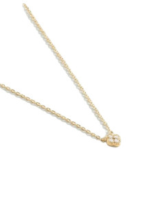 Collier Ras Du Cou Beloved De AGATHA En Argent Doré Et Oxydes De Zirconium