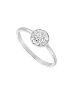 Bague AGATHA Argent Avec Pastille Et Oxydes