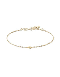 Bracelet AGATHA Souple OURSE En Plaqué Or