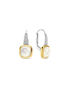 Boucles D'oreilles Ti Sento En Plaqué Or Et Nacre