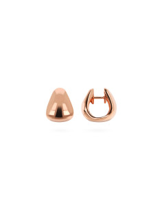 Boucles d'oreilles BRONZALLURE Gouttes Dorées Or Rose