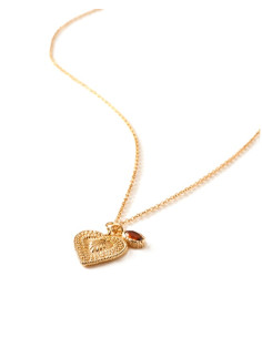 Collier Ex Voto Saunier En Plaqué Or