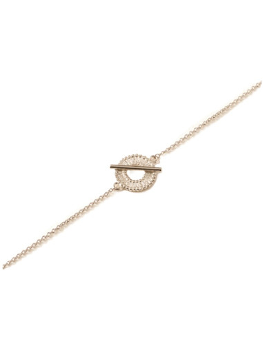 Bracelet Coton De Saunier En Argent