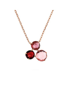 Collier avec Pendentif BRONZALLURE Trilogie en Pierre Prisma Mosaïque