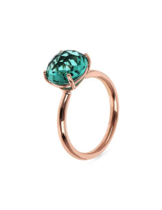 Bague Cocktail BRONZALLURE Pierre Prisma Mosaïque Vert/Bleu