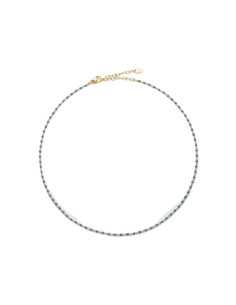 Collier Agatha Ras Du Cou Smarty Bleu
