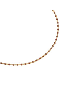 Collier Agatha Ras Du Cou Smarty Bordeaux