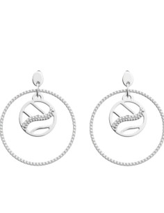 Boucles d'oreilles Les Georgettes Précieuses Désert Finition Argentée