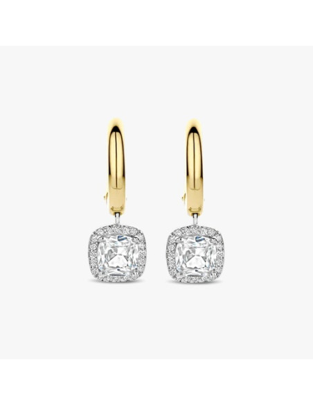 Boucles D'oreilles Ti Sento En Argent Et Plaqué Or