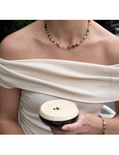 Collier Coeur De Lion Geocube Mocha Mousse 2