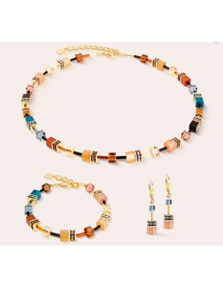 Boucles D'oreilles Coeur De Lion Geocube Iconic Earth Mirage
