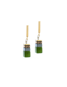 Boucles D'oreilles Coeur De Lion Geocube Precious Forest light