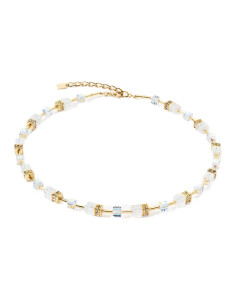 Collier Coeur De Lion Geocube Iconic Nature Blanc
