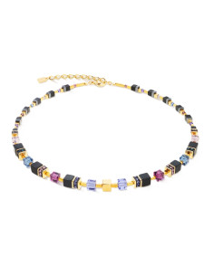 Collier Coeur De Lion Geocube Precious Classic Blue Moon