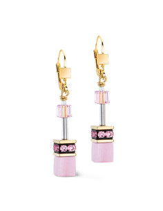 Boucles D'oreilles Coeur De Lion Geocube Iconic Rose