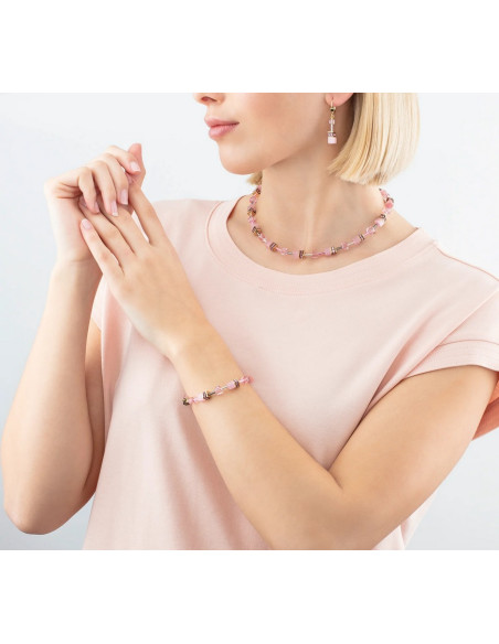 Bracelet Coeur De Lion Geocube Iconic Rose