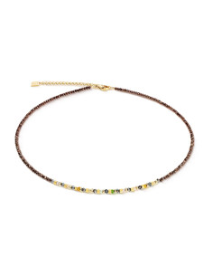 Collier Coeur De Lion Whisper Marron Olive