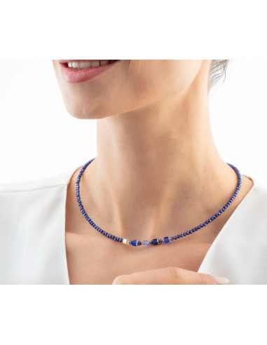 Collier Coeur De Lion Joyful Bleu