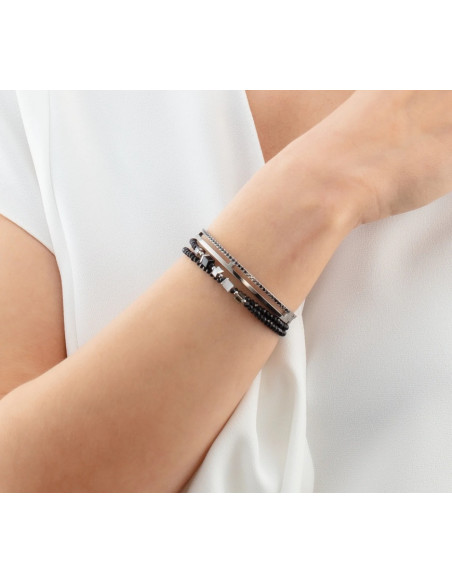 Bracelet Coeur De Lion Joyful Noir