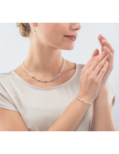 Collier Coeur De Lion Mini Cube Blanc 2