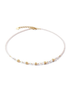 Collier Coeur De Lion Mini Cube Blanc