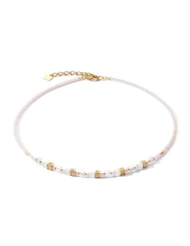 Collier Coeur De Lion Mini Cube Blanc