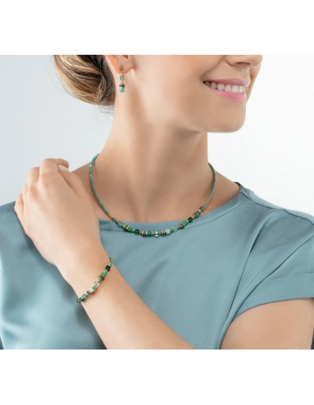 Bracelet Coeur De Lion Mini Cube Vert