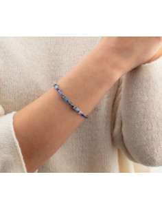 Bracelet Coeur De Lion Mini Cube Bleu 2