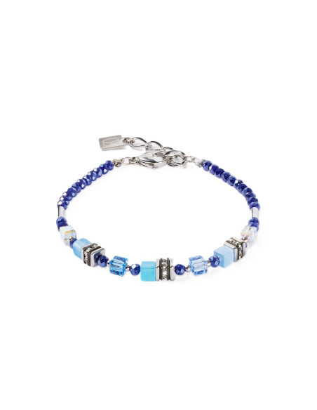Bracelet Coeur De Lion Mini Cube Bleu