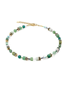 Collier Coeur De Lion Geocube Iconic Precious Vert