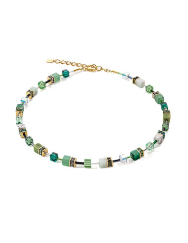 Collier Coeur De Lion Geocube Iconic Precious Vert