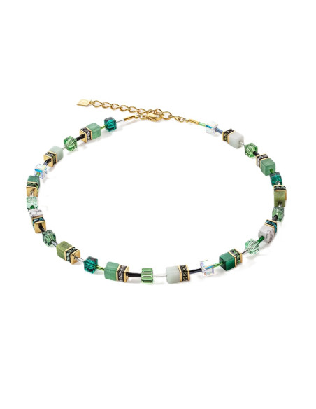 Collier Coeur De Lion Geocube Iconic Precious Vert