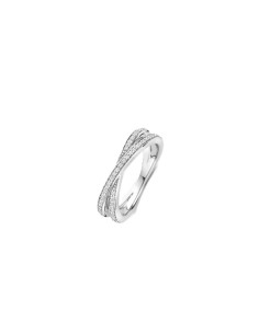Bague Argent Et Zirconium Ti Sento