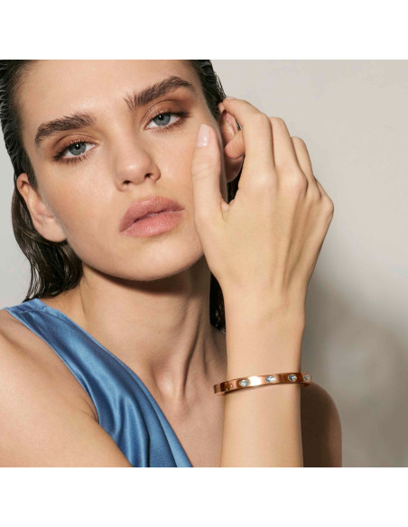 Bracelet Pretty Bangle Rosé Nomination Bleu Taille M