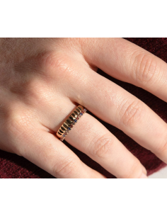 Bague Cisèle De Saunier En Plaqué Or 70465910102 2