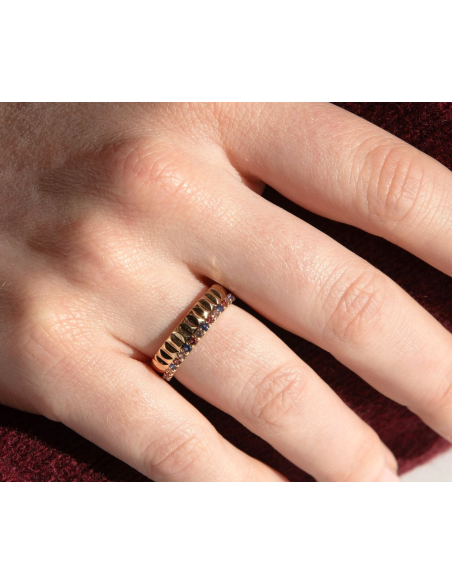 Bague Cisèle De Saunier En Plaqué Or 70465910102