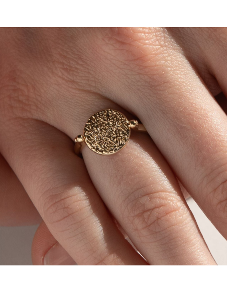 Bague Mosaïca De Saunier En Plaqué Or 70466040100