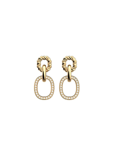 Boucles D'Oreilles Les Georgettes Icône Précieuse Finition Dorée 70468261908
