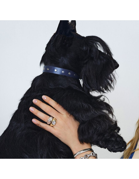 Bague Large Victoire De Agatha En Laiton Doré