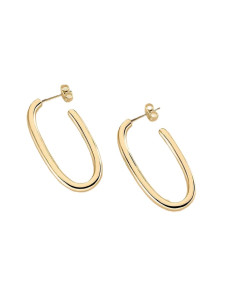 Boucles D'oreilles CHAIN AGATHA Créoles Dorées