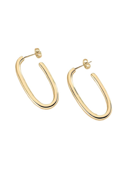 Boucles D'oreilles CHAIN AGATHA Créoles Dorées