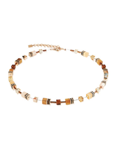 Collier Coeur De Lion Geocube Mocha Mousse